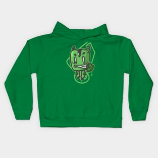 green bug Kids Hoodie